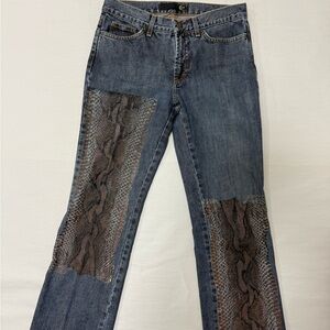 Cavali Snake Print Capris